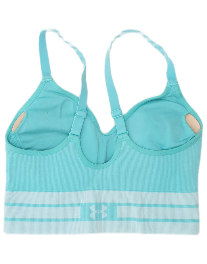 Under Armour Womens Padded Sport Bra Top Medium Blue Sports