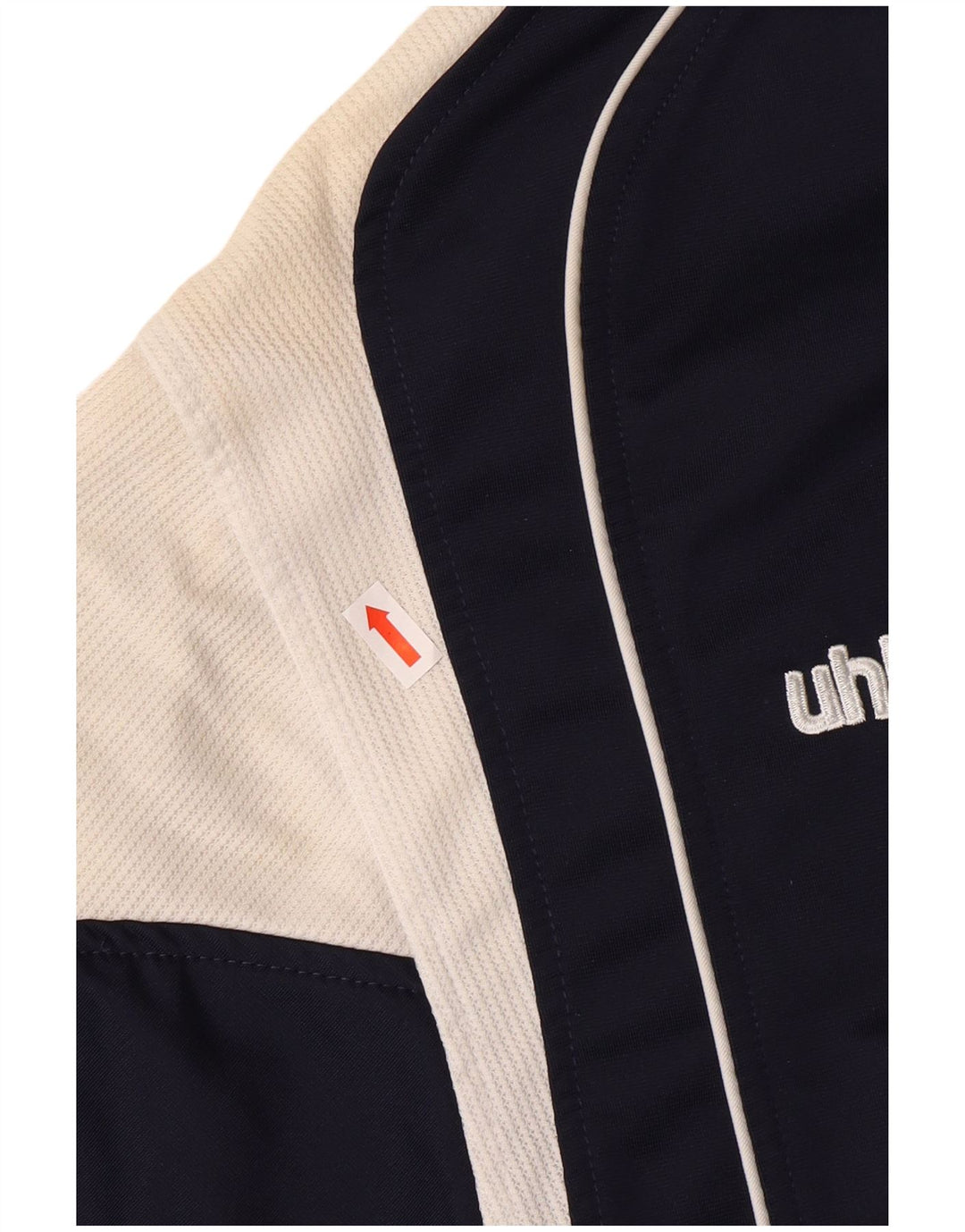 Uhlsport Mens Tracksuit Top Jacket UK 38/40 Medium Navy Blue Polyester