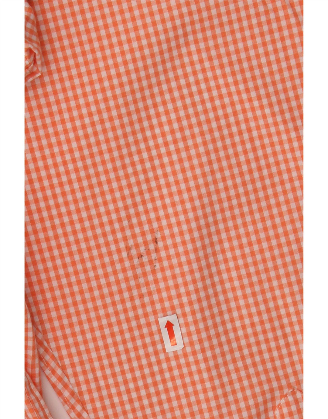 Izod Mens Shirt Large Pink Gingham Cotton