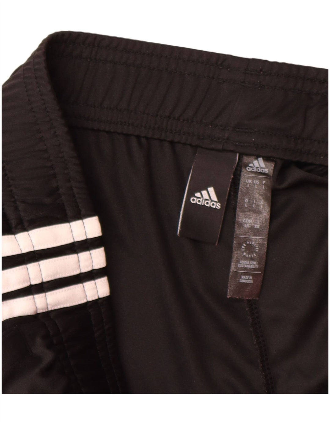 Adidas Aeroready Sportsshorts til mænd store sorte polyester