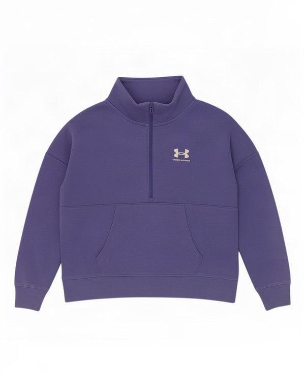 Under Armour Sweat-shirt surdimensionné pour femme UK 14 Violet moyen