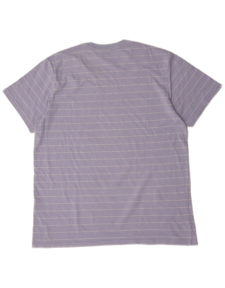 Levi's Mens Standard T-Shirt Top Large Blue Striped Cotton