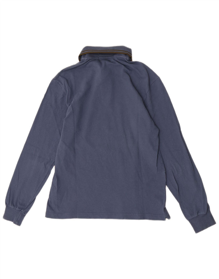 Fred Perry Mens Light and Stretch Long Sleeve Polo Shirt Small Navy Blue