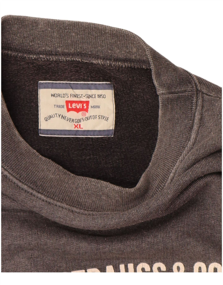 Levi's Grafisk sweatshirt til mænd XL Grå