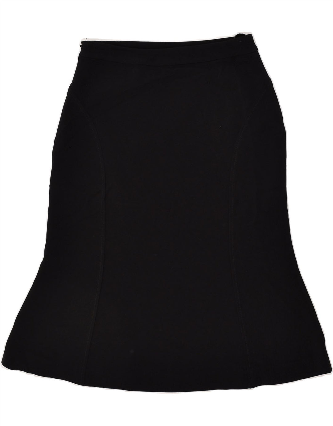 HOBBS Womens A-Line Skirt US 8 Medium W28 Black Triacetate | Vintage Hobbs | Thrift | Second-Hand Hobbs | Used Clothing | Messina Hembry 