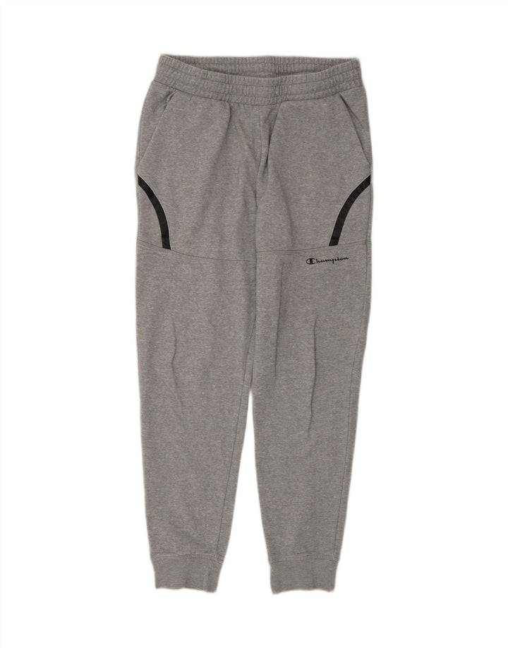 CHAMPION Mens Tracksuit Trousers Joggers Small  Grey