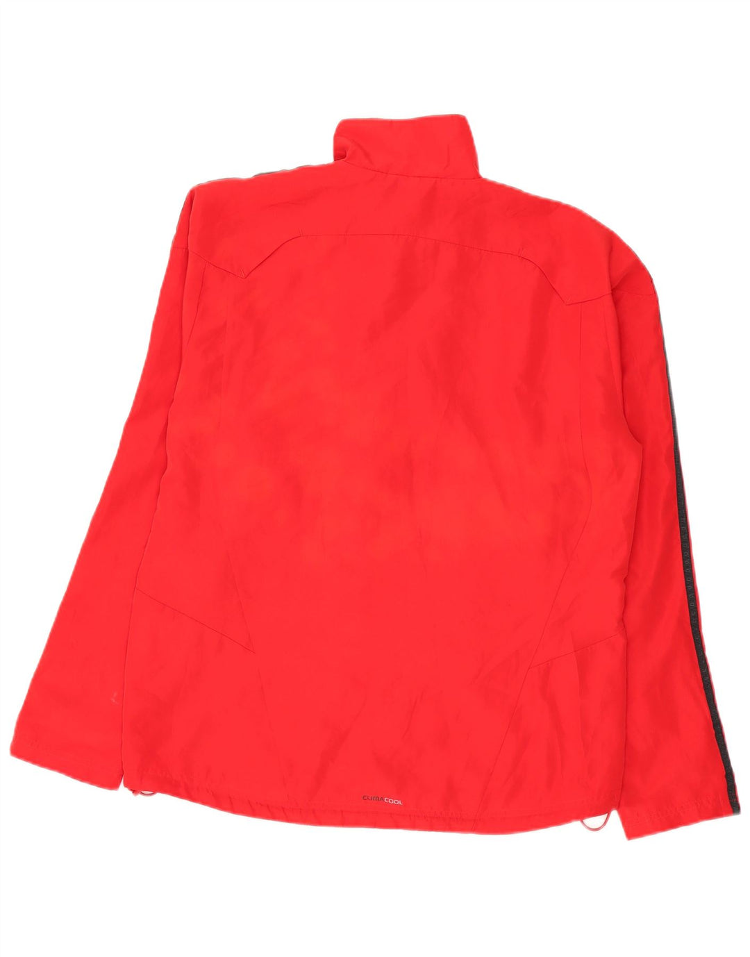 Giacca antipioggia Adidas Climacool da uomo UK 40 Large Rosso Colourblock Poliestere