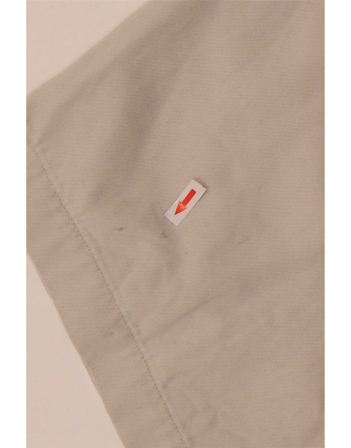 Marks & Spencer Mens Pegged Chino Shorts W36 Large Off White Cotton