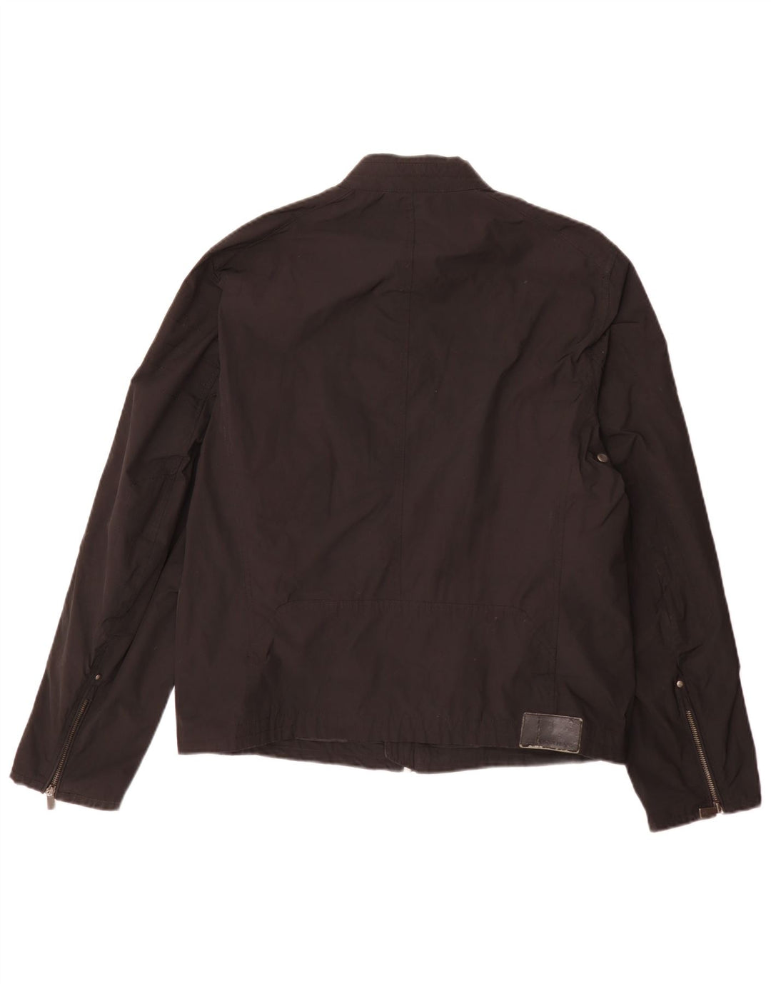 Trussardi Herren Bikerjacke UK 36 Small Schwarz