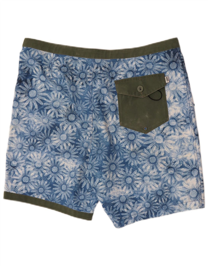 Vans Badeshorts til mænd Large Blue Floral Polyester