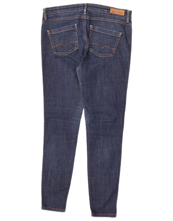 Hugo Boss Womens Slim Jeans W30 L27 Navy Blue Cotton