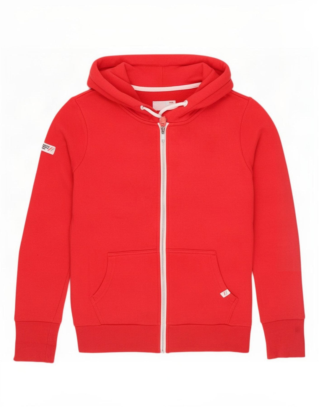 Maglione con cappuccio e zip da donna Superdry UK 10 Small Rosso Poliestere