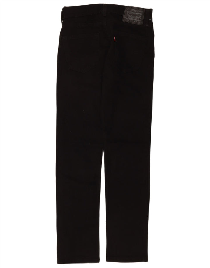 Мужские джинсы Levi's Slim 511 W28 L32, черный хлопок