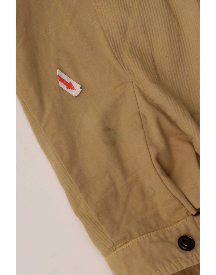 Trussardi Herren Bomberjacke IT 54 2XL Beige Baumwolle