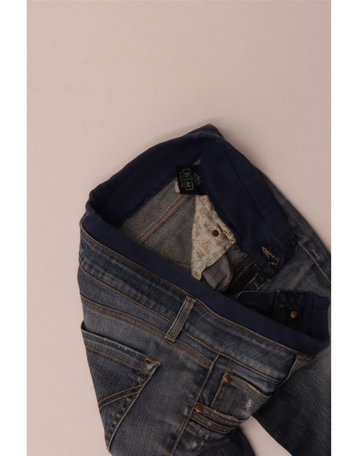 ROY ROGERS Womens Straight Jeans IT 44 Medium W30 L33 Blue Cotton