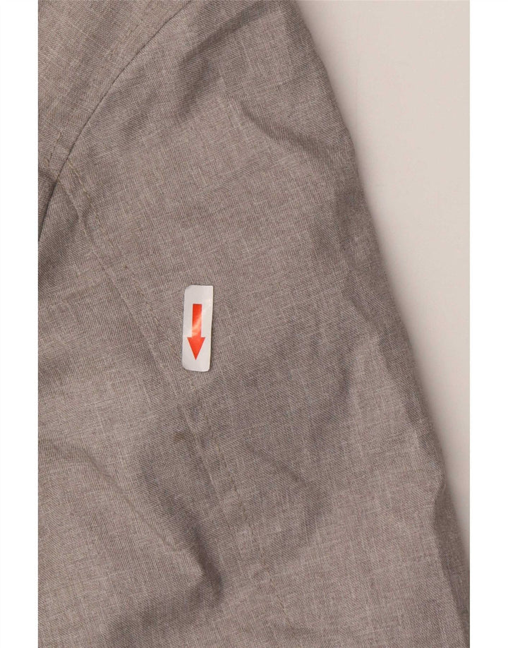 Jack & Jones Mens Hooded Padded Jacket UK 40 Large Grey Colourblock