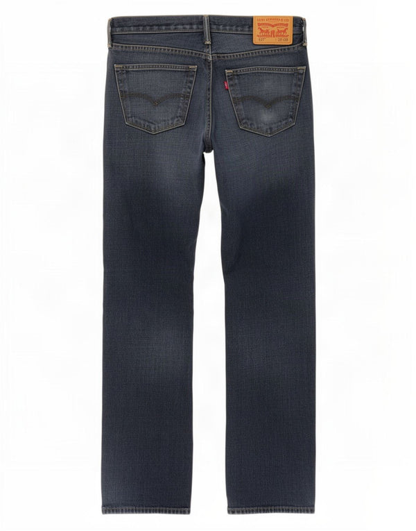 Levi's Masculino 527 Bootcut Jeans W33 L32 Azul Algodão