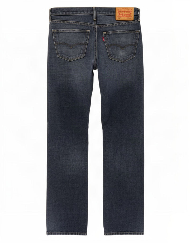 Levi's Uomo 527 Jeans Bootcut W33 L32 Cotone Blu