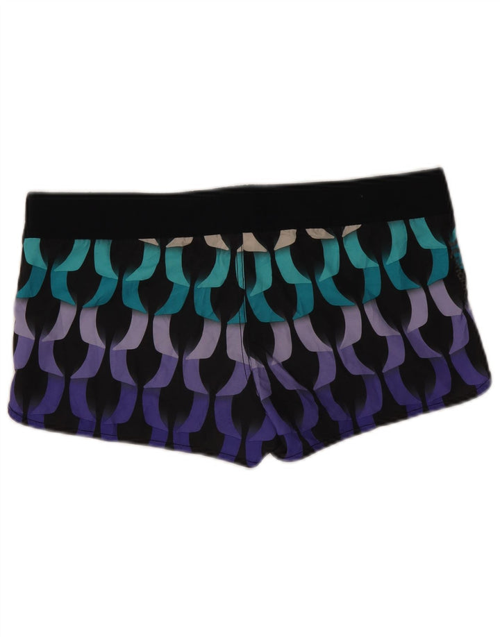 Hurley Womens Casual Shorts US 10 Large W34 Multicoloured Geometric
