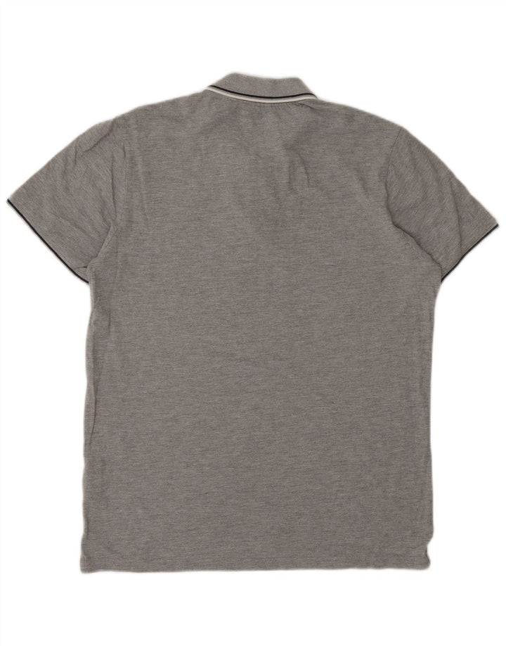 Champion Mens Polo Shirt XL Grey Cotton