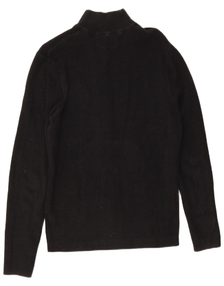 Maglione cardigan da uomo Jack & Jones XL in cotone nero
