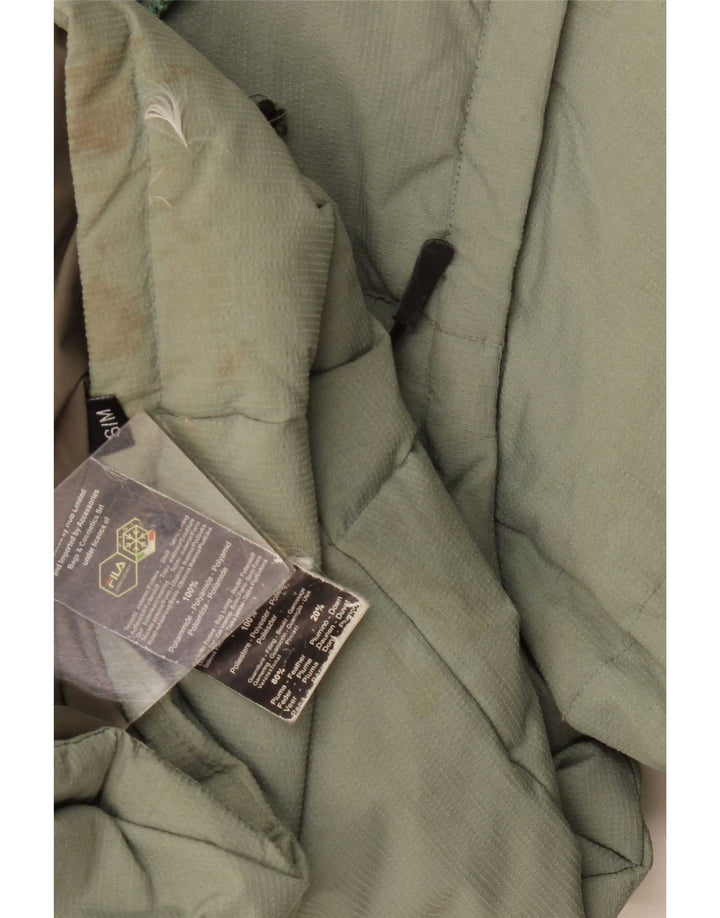 Fila Herren Wattierte Jacke UK 36 Small Grün Polyamid