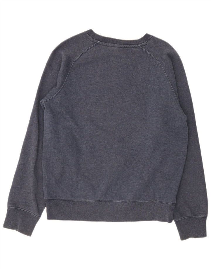 Nike Sweatshirt til mænd, lille marineblå farveblok bomuld