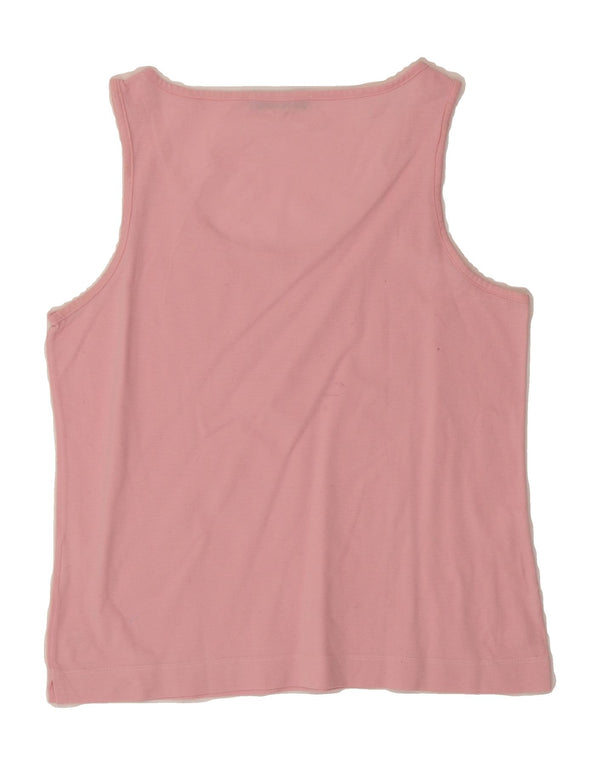 SERGIO TACCHINI Colete Feminino Top UK 12 Médio Rosa
