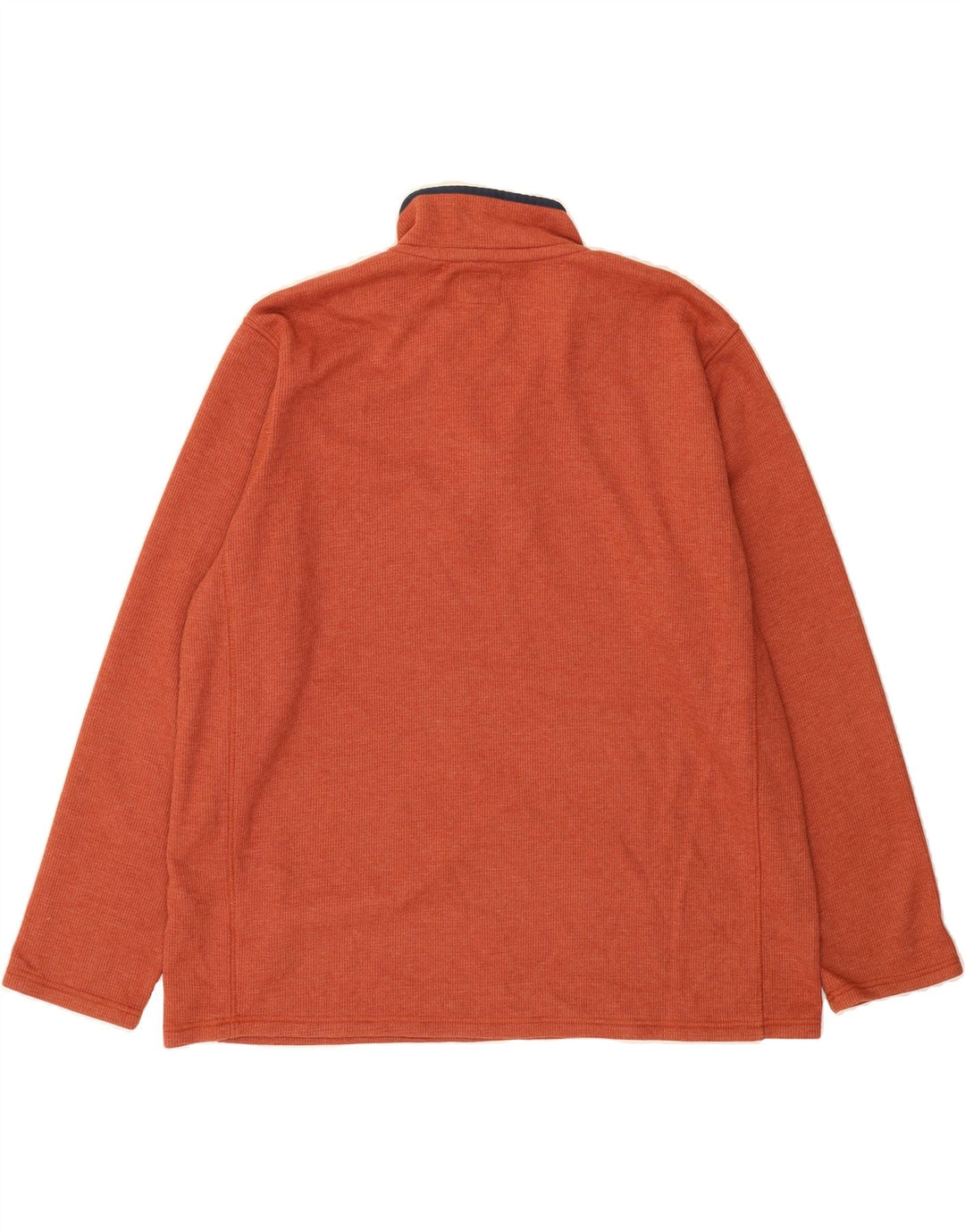 MOUNTAIN WAREHOUSE Mens Zip Neck Sweatshirt Jumper 2XL Orange Cotton Vintage Mountain Warehouse and Second-Hand Mountain Warehouse from Messina Hembry 