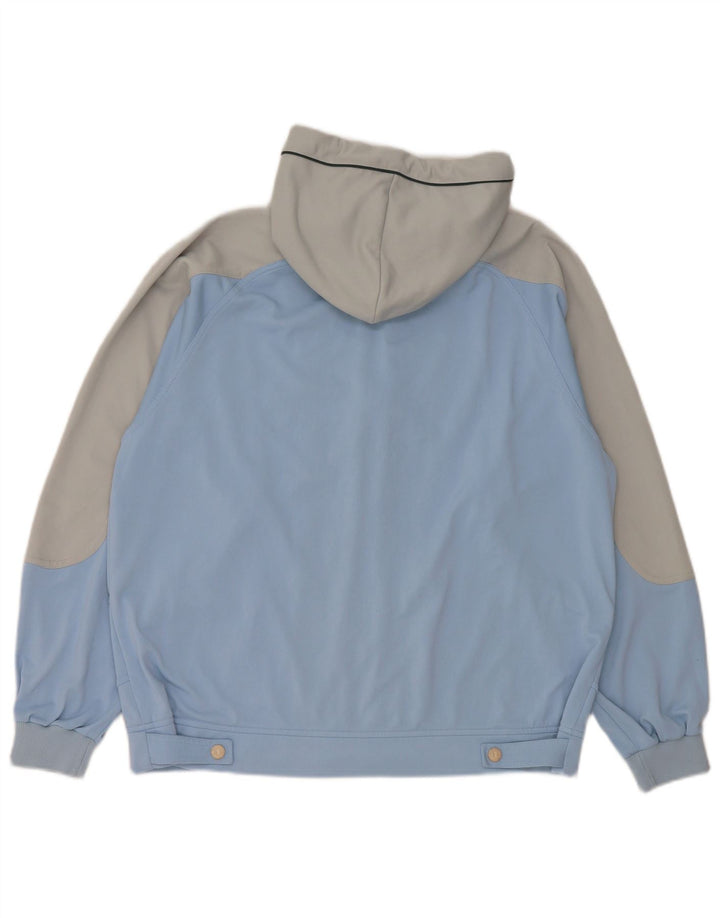 Giacca sportiva da uomo con cappuccio Champion, piccola, in poliestere color block blu