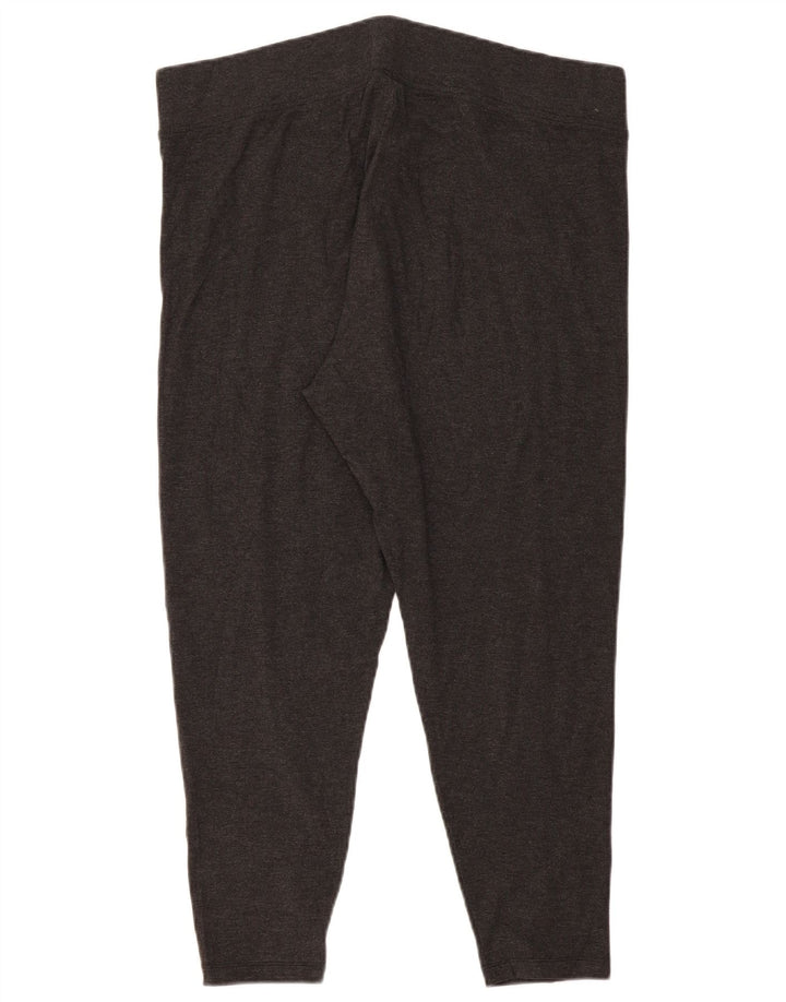 MARKS & SPENCER Leggings da donna UK 22 3XL Poliestere grigio