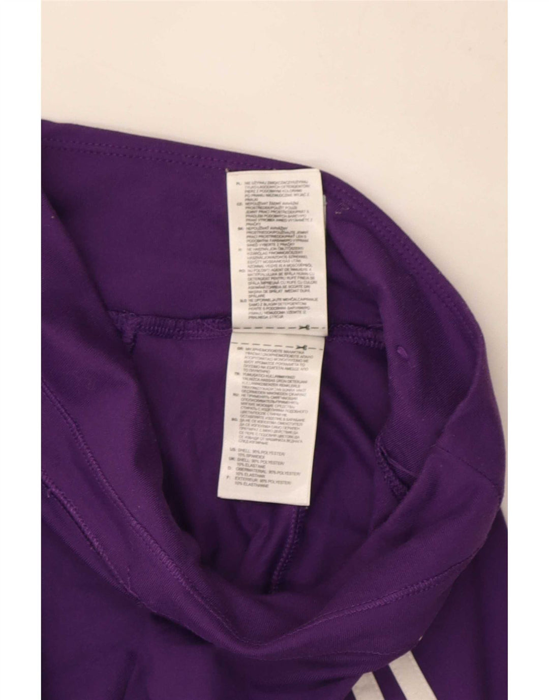 Adidas Womens Climalite Leggings UK 0/2 2XS Purple Polyester