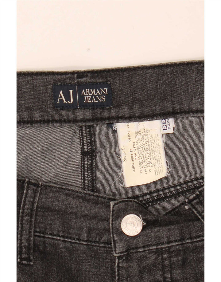 Jeans slim da uomo Armani W33 L29 cotone nero