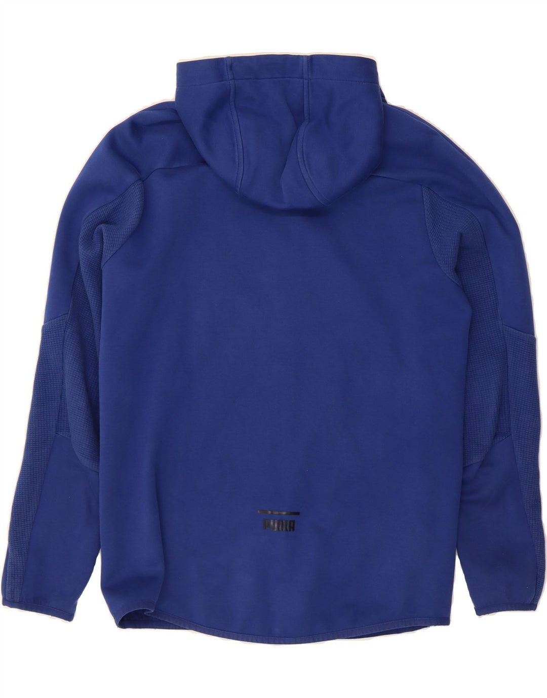 PUMA Mens Zip Hoodie Sweater Small Blue Cotton Vintage Puma and Second-Hand Puma from Messina Hembry 