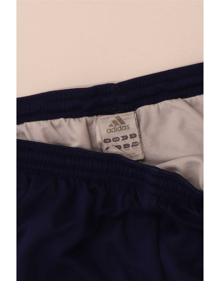 Adidas Mens Sport Shorts Large Navy Blue Polyester