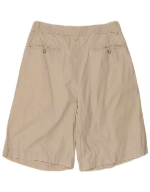 Vintage Mens Pegged Chino Shorts IT 48 Medium W30 Beige Cotton