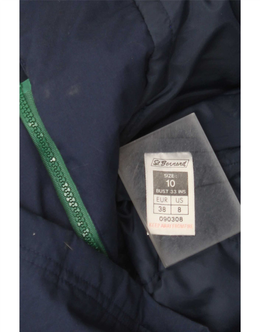 St. Bernard Damen Übergroßer Regenmantel UK 10 Small Marineblau Polyester