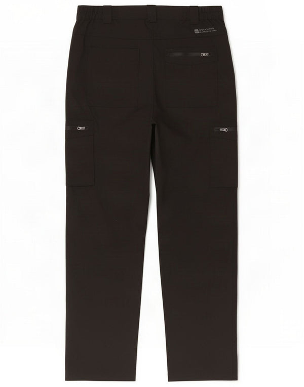 Mountain Warehouse Gerade Herren-Cargohose, W32, L28, Schwarz, Polyester