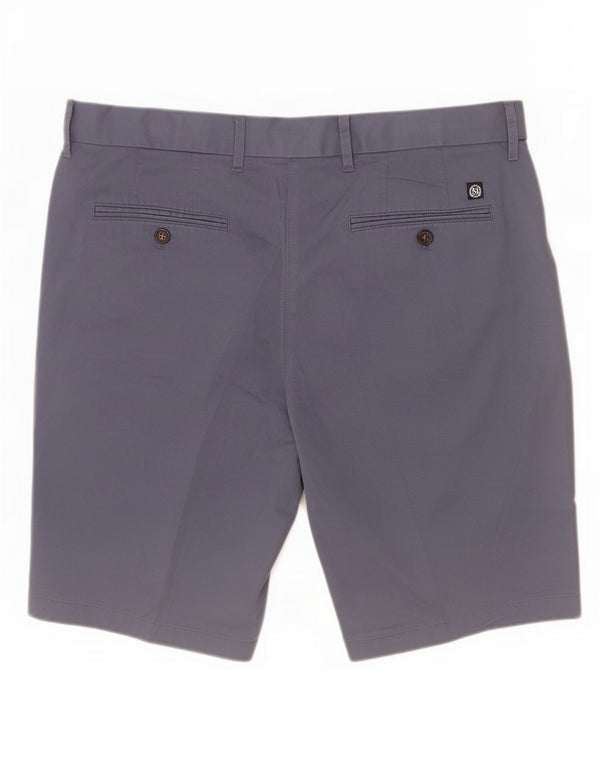 Marks & Spencer Mens Chino Shorts Large W36 Blue