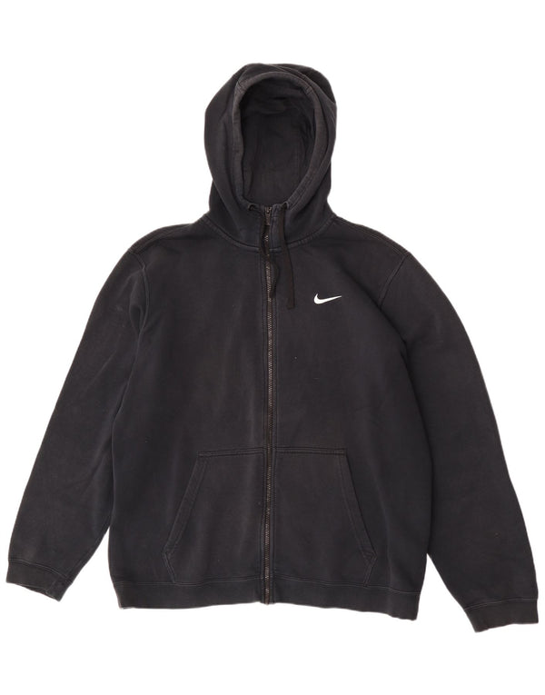 Nike férfi cipzáras kapucnis pulóver XL fekete pamut