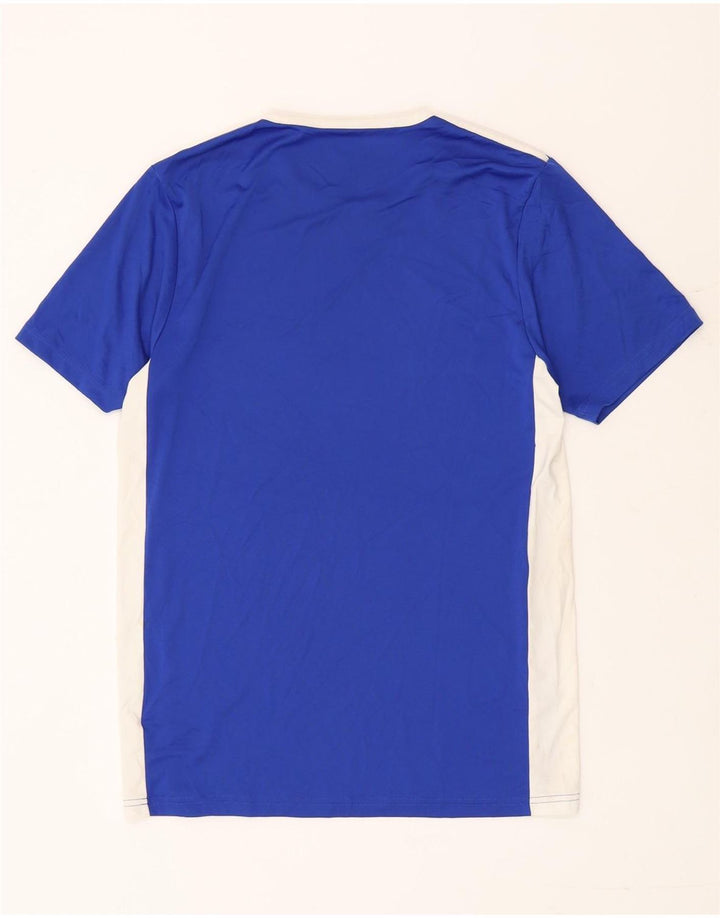 Adidas Mens Aeroready T-Shirt Top Small Blue Colourblock Polyester