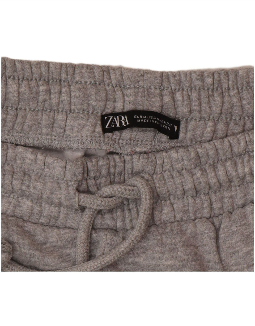 Zara Womens Tracksuit Trousers Joggers UK 12 Medium  Grey Flecked Polyester