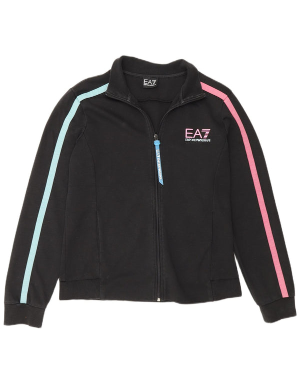 Emporio Armani Γυναικεία αθλητική φόρμα Top Jacket UK 14 Medium Black Colourblock