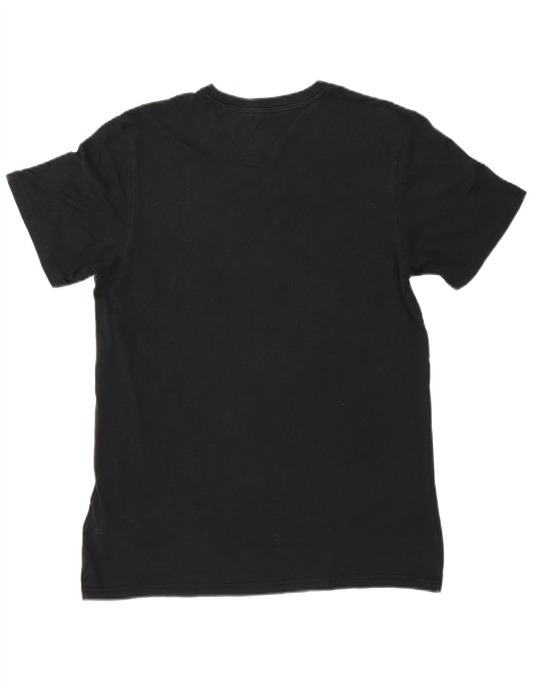 Adidas Mens Graphic T-Shirt Top Medium Navy Blue Cotton