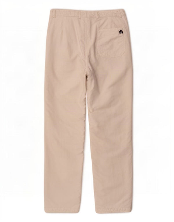 Pantaloni dritti da donna Cerruti 1881 giacca a vento UK 14 Large W32 L32 Bianco