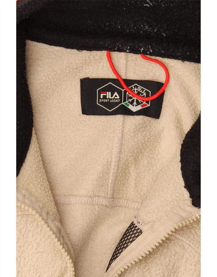 Giacca in pile da uomo FILA UK 38 Colorblock beige medio