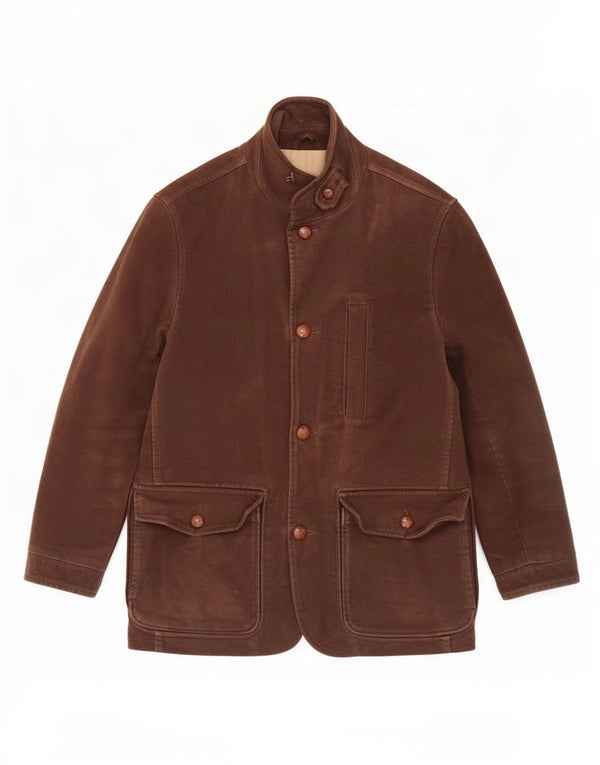 Henry Cottons Chaqueta utilitaria para hombre IT 46 Small Brown