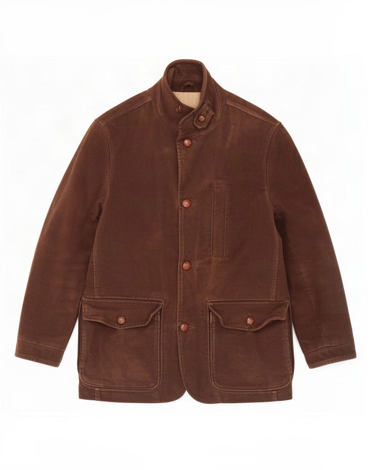 Henry Cottons Chaqueta utilitaria para hombre IT 46 Small Brown