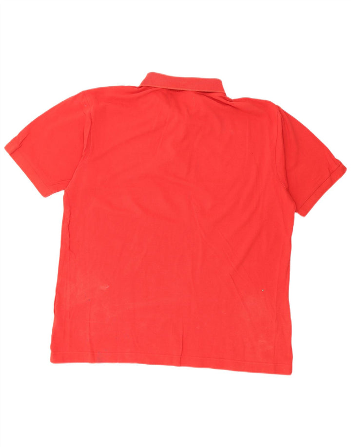 KAPPA Mens Polo Shirt Large Red Cotton