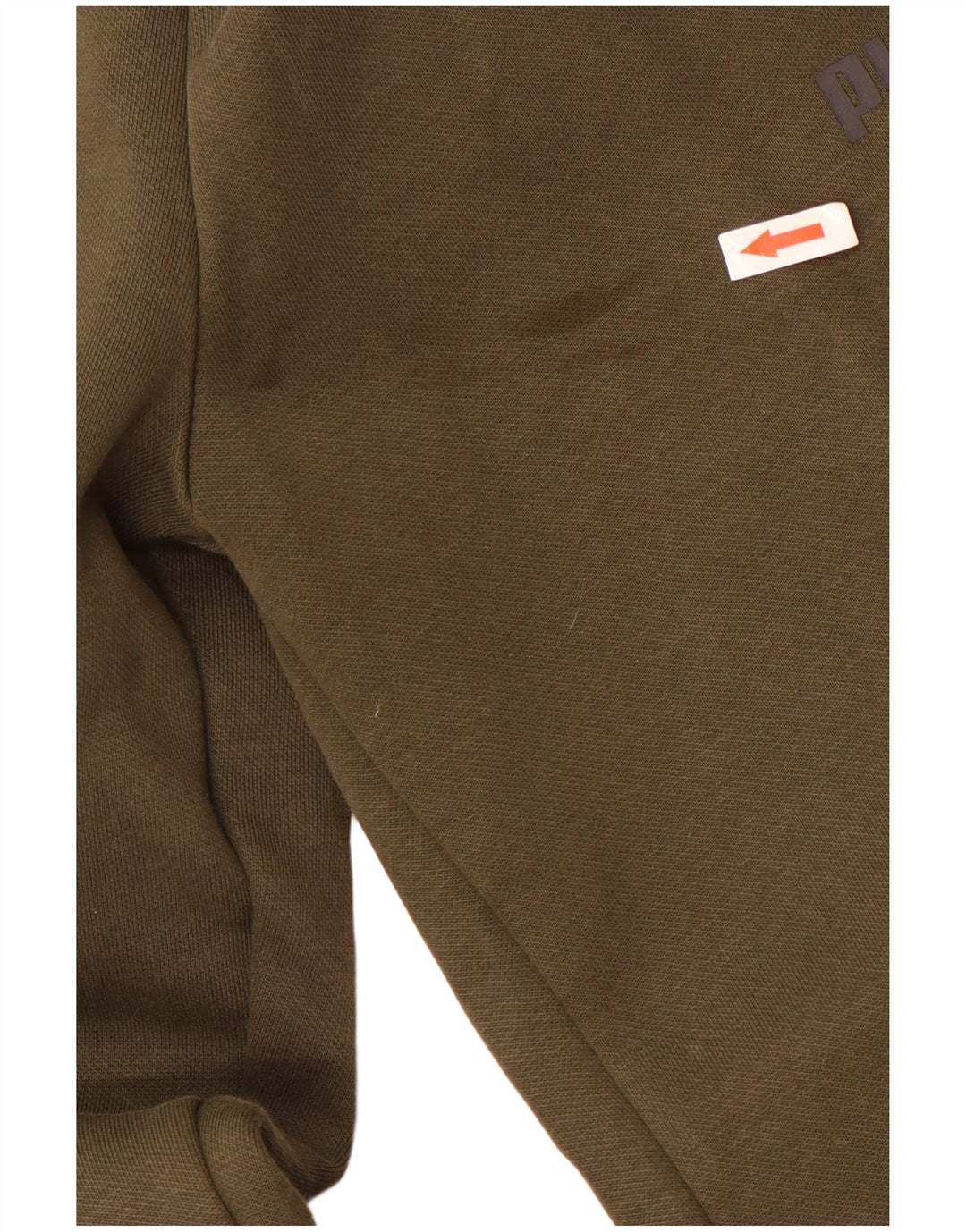 Puma Mens Tracksuit Trousers Joggers Medium Khaki Cotton